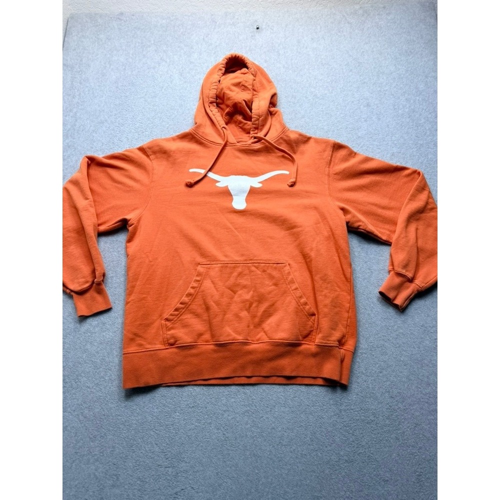 We Are Texas University of Texas Longhorns Burnt Orange Hoodie Mens Large L